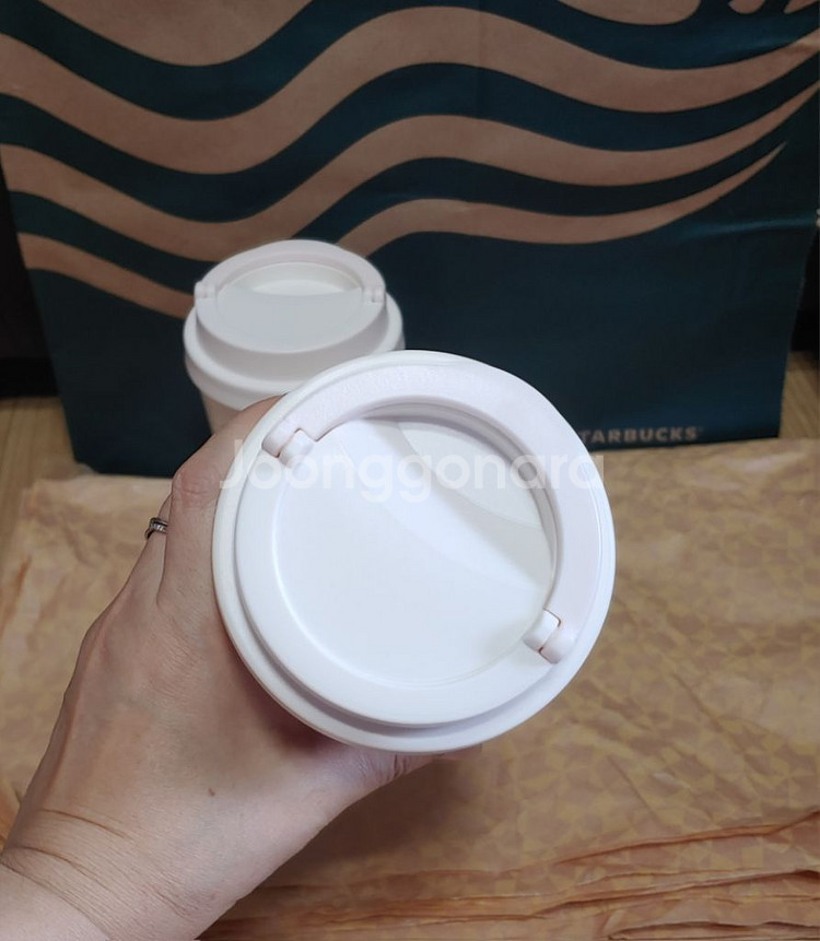 새상품)스타벅스SS 엘마 애니버서리 핑크텀블러355ml--3