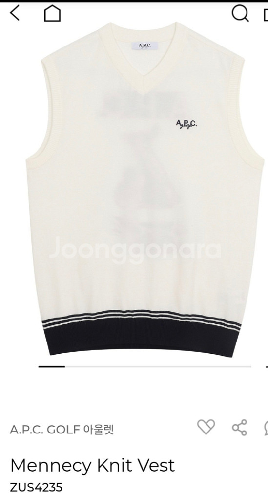 아페쎄 apc 골프 베스트 66--1