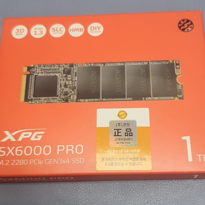 ADATA XPG SX6000 PRO 1테라 미사용품