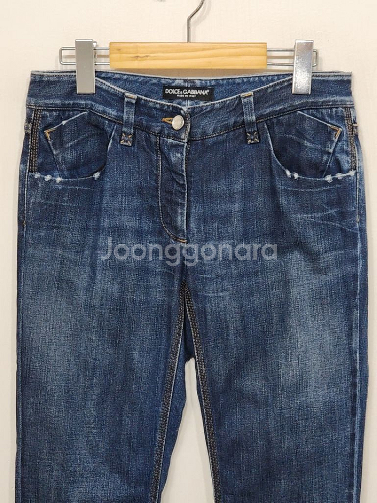 (27) 돌체앤가바나 청바지 중청 스판 데님팬츠 매장판--1