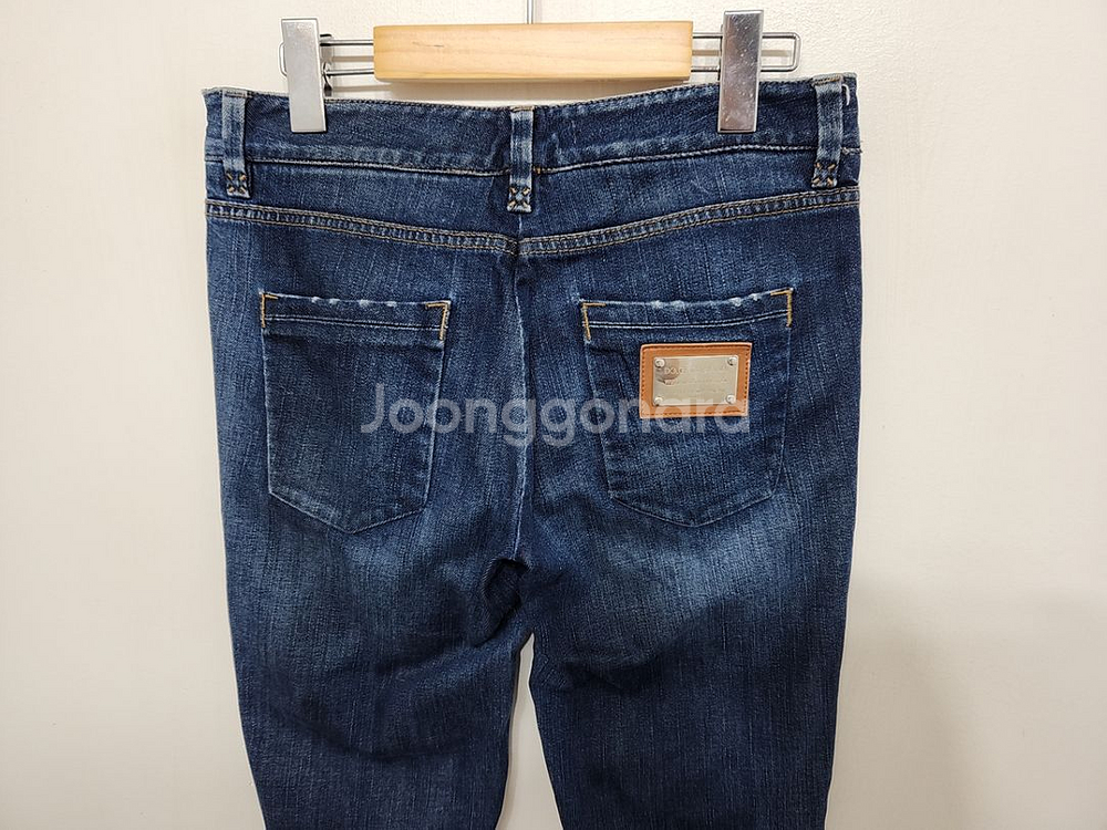 (27) 돌체앤가바나 청바지 중청 스판 데님팬츠 매장판--5