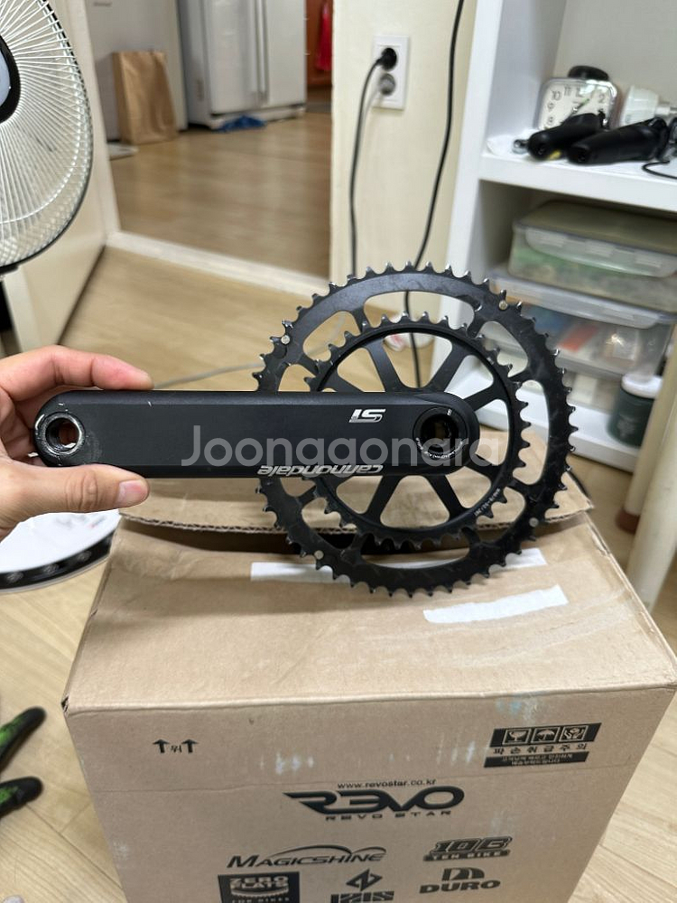 캐논데일 할로우그램 11단 크랭크셋 스파이더링 8암--1