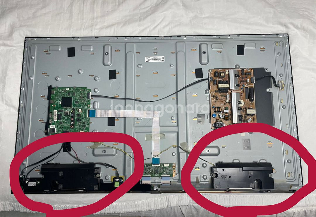 삼성 UN50H5800AF TV 부품팝니다.(액정파손)--4