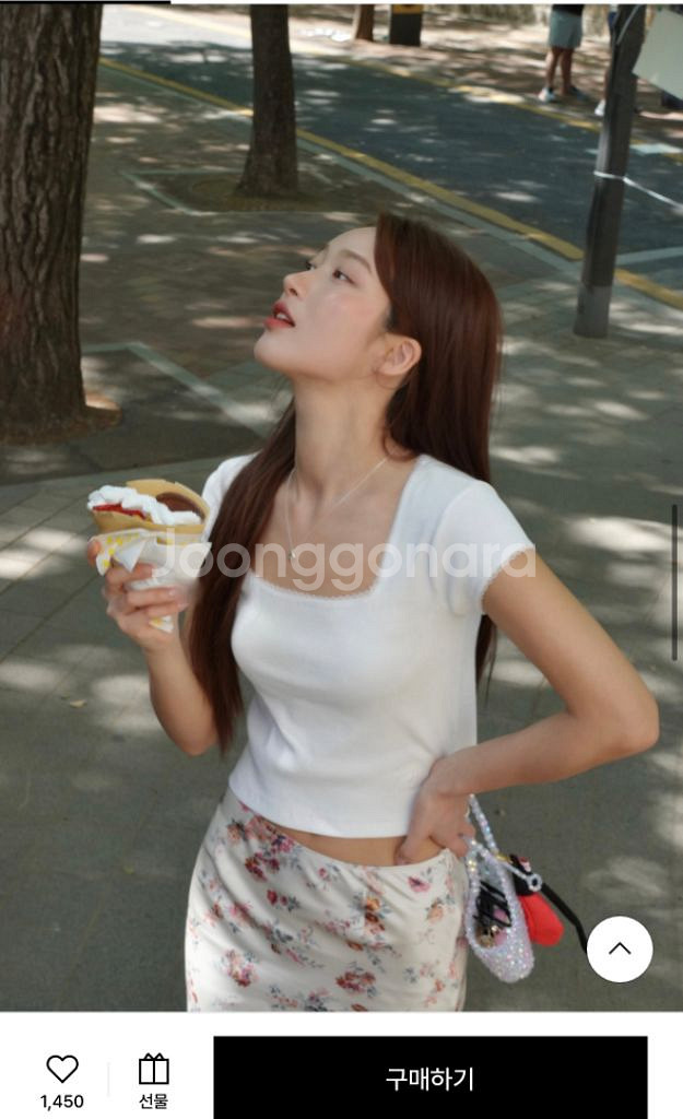 [W컨셉]랭앤루 페미닌 플라워스커트 새상품--2