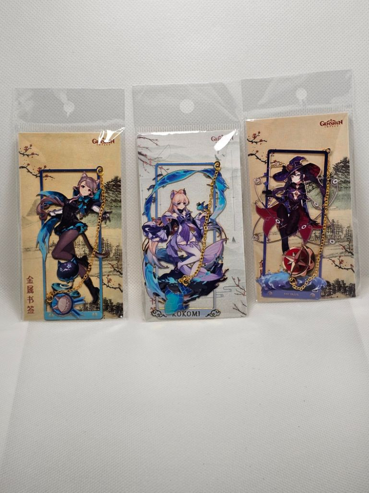 원신 책갈피 17종 신품--1