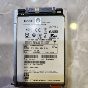 서버용 SAS SSD HGST 400G