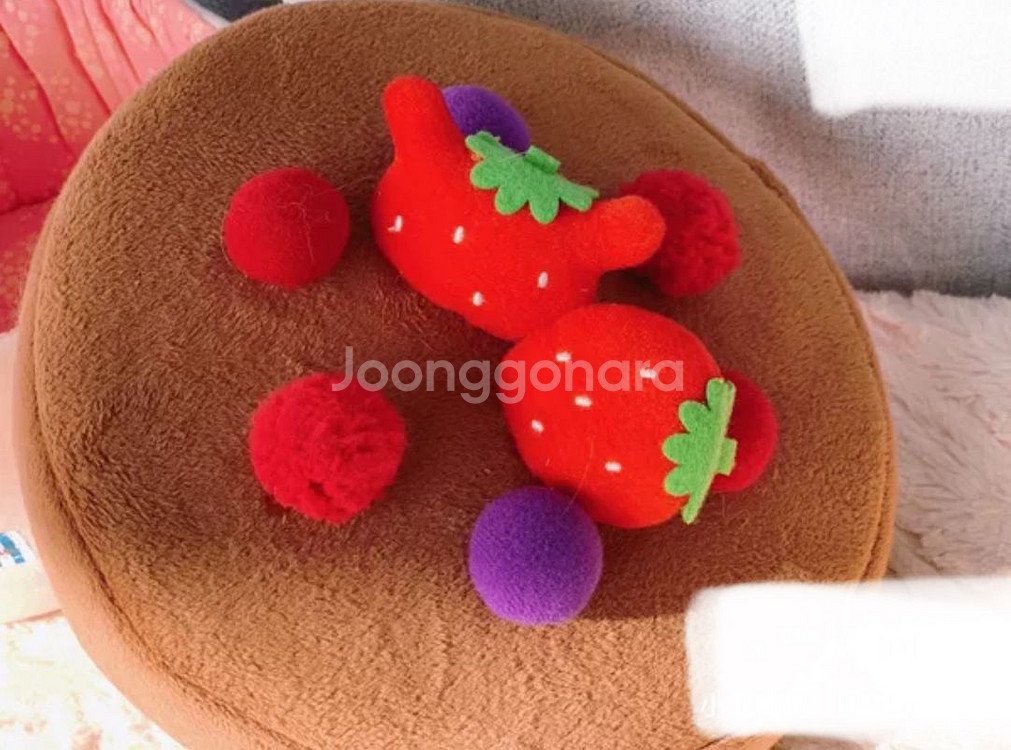 고전 딸기 케이크 리락쿠마 토리 인형--4