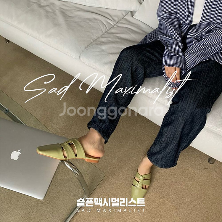 230 240 꼬임 스퀘어 뮬 블로퍼 슬리퍼_0127--6