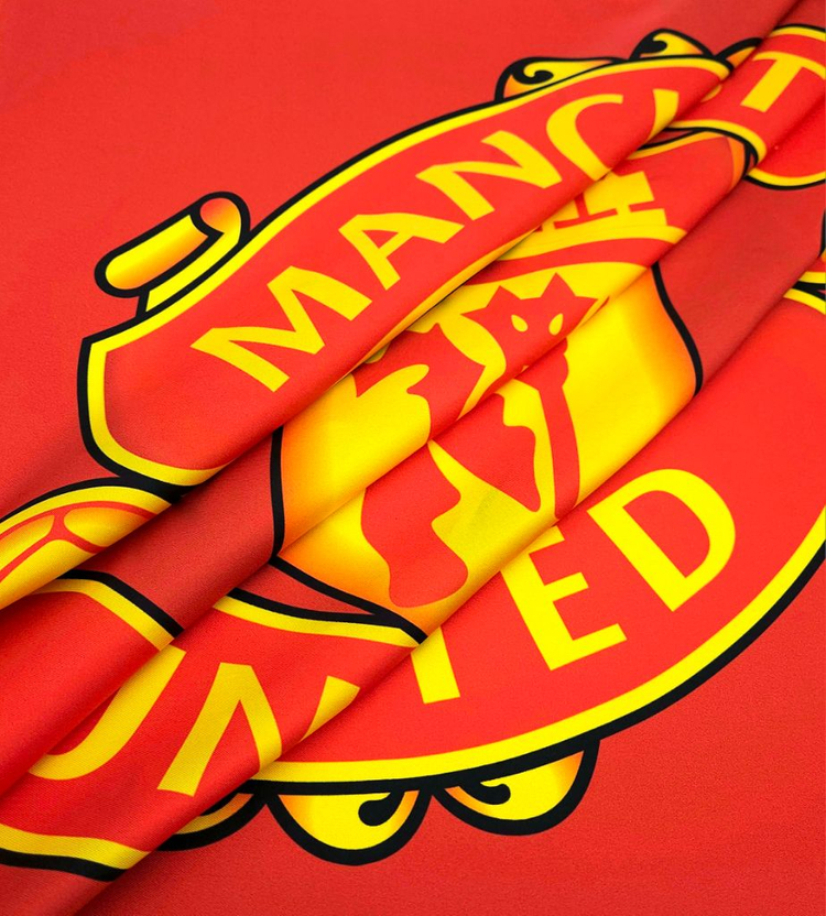 맨체스터 유나이티드 로고 머플러 맨유 응원 실크 스카프 이미지