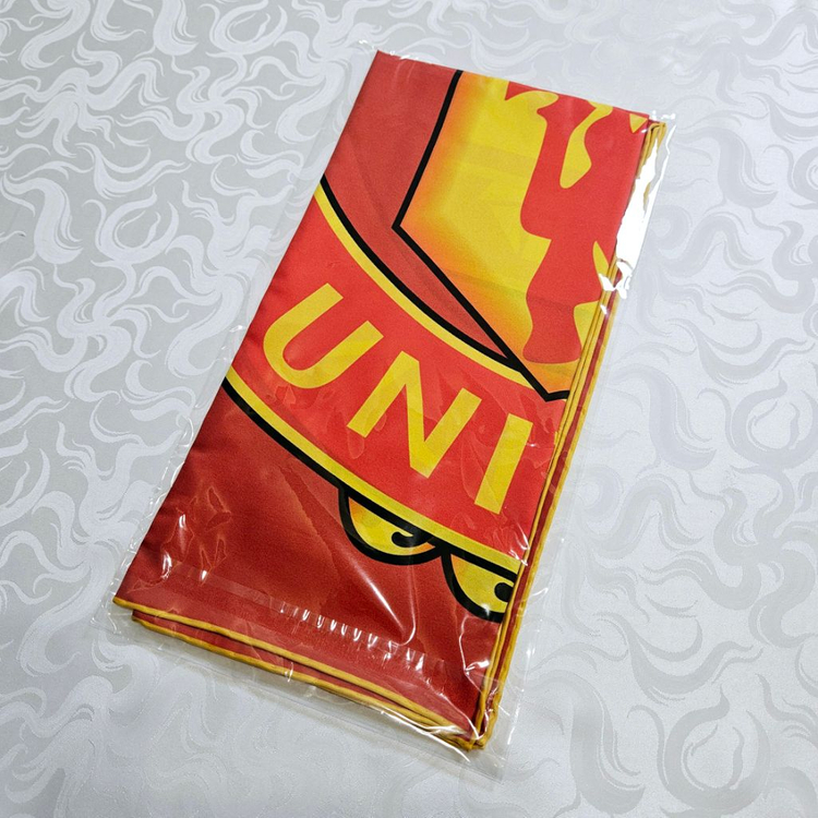 맨체스터 유나이티드 로고 머플러 맨유 응원 실크 스카프 이미지