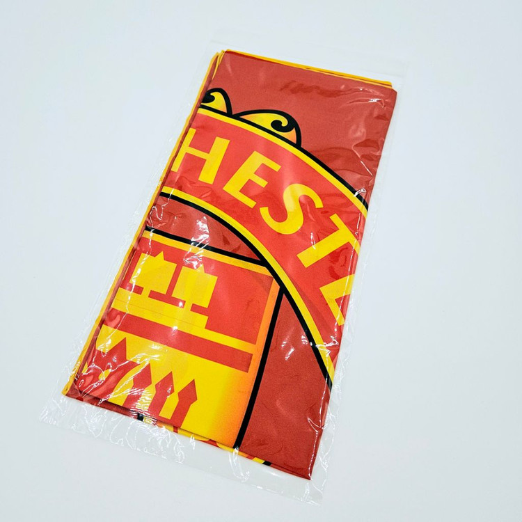 맨체스터 유나이티드 로고 머플러 맨유 응원 실크 스카프 이미지