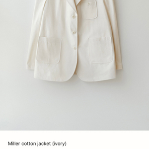 앤니즈 Miller cotton jacket