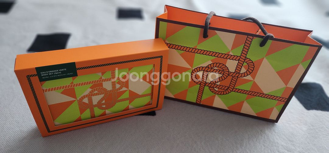 [새상품] 에르메스 오도렌지 베르테 바디3종세트--4