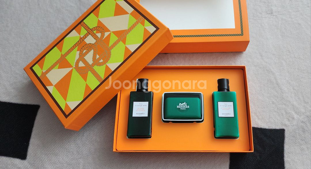 [새상품] 에르메스 오도렌지 베르테 바디3종세트--2