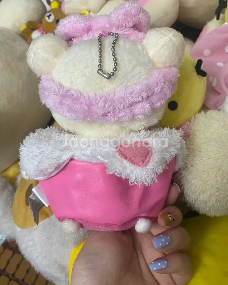 고전 리락쿠마 인형 목욕 헤어밴드 욕조--1