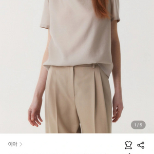 eeah 이아 cowl neck blouse / L