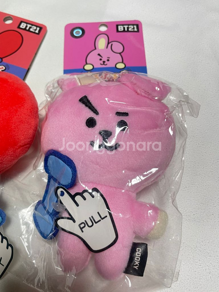 방탄 태형 정국 일본 bt21 타타 쿠키 부르부르 인형--2