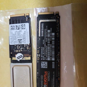 삼성 컴퓨터 저장장치 m.2 nvme ssd 두개