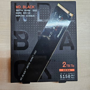 WD Black SN770 m.2 ssd 2TB 미개봉