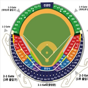 9월 19일 기아 vs 두산 잠실 외야 2연석팝니다