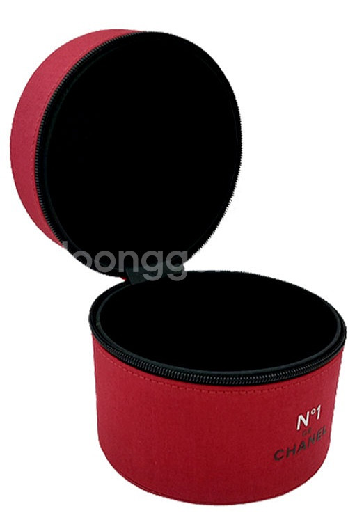 새제품 CHANEL 까멜 N1 원형 파우치(레드)--1