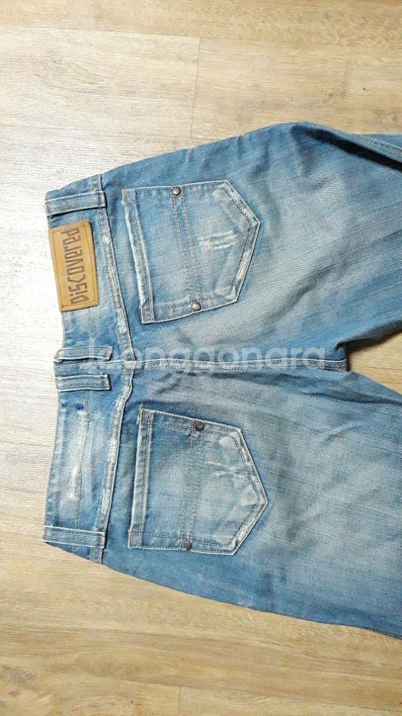 새제품 세미 부츠컷 청바지 워싱데님 28 나팔바지--5