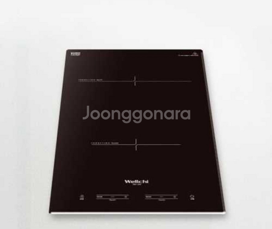 웰치전기레인지 새제품 2구 인덕션 매립형 WEI 200--1