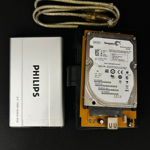 2.5인치 SATA 외장하드 2개 160GB 500GB