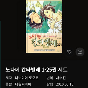 노다메칸타빌레 1-24권 +캐릭터북