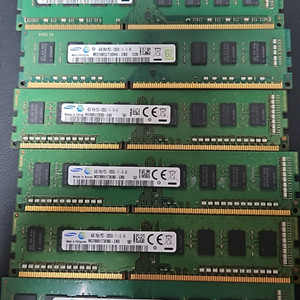 컴퓨터 pc 램 ddr3 4g 7장