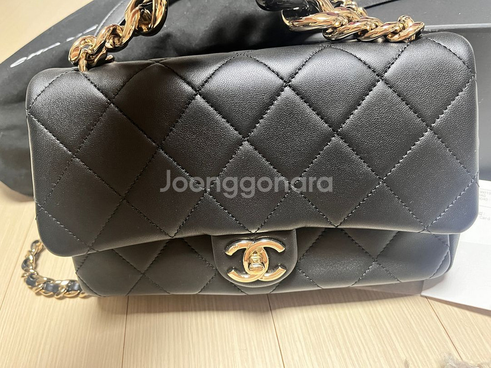 샤넬시즌플랩백2-3번실착 상태좋아요 정품 풀박스--3