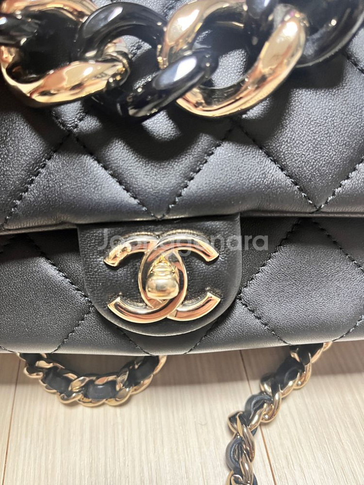 샤넬시즌플랩백2-3번실착 상태좋아요 정품 풀박스--6