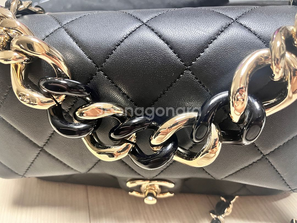 샤넬시즌플랩백2-3번실착 상태좋아요 정품 풀박스--5