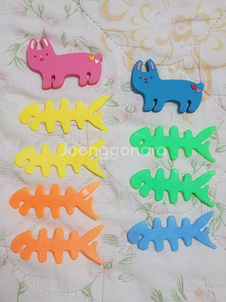이어폰 줄감개 줄정리 랜덤 3개천원--0