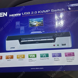 ATEN 4포트 USB 2.0 HDMI KVMP