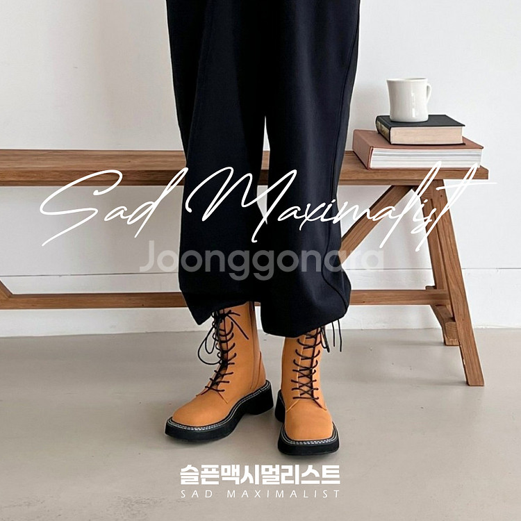 230~250 컬러 레이스업 미들 부츠 2컬러_0141--5