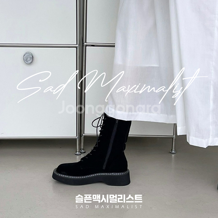 230~250 컬러 레이스업 미들 부츠 2컬러_0141--7