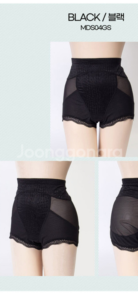 마레몬떼 블랙 복부보정 거들팬티 115xxxl--1