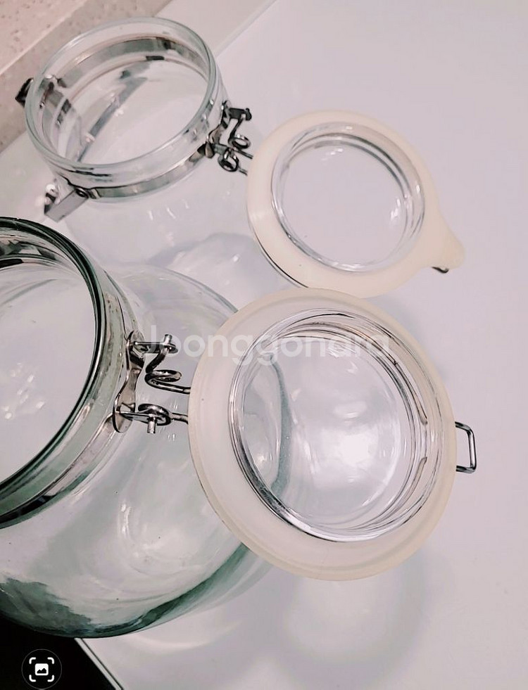일본 셀러메이트 손잡이 밀폐 유리병(2L,4L)/과실주--4
