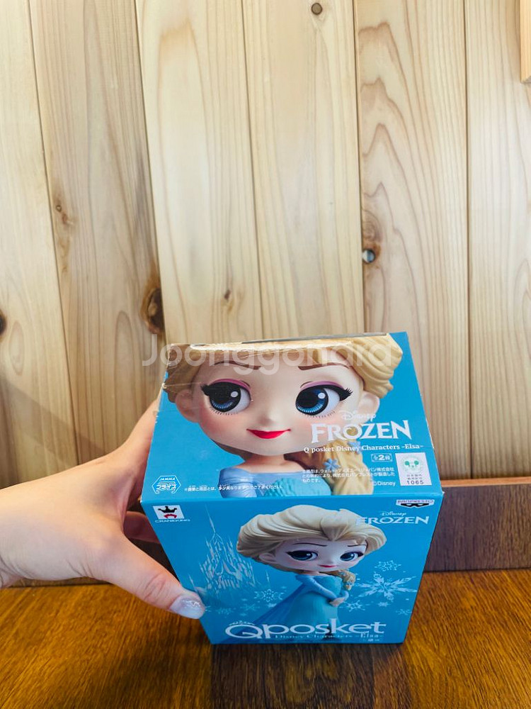 큐포스켓 디즈니 겨울왕국 엘사 a컬러 미개봉--2