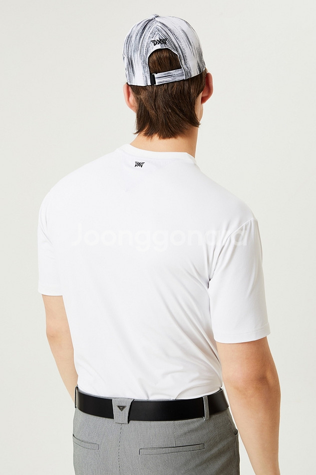 PXG 로고 프린트 남성 반팔 티셔츠--4