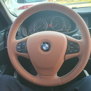 bmw 순정핸들 천연소가죽 커스텀 판매합니다