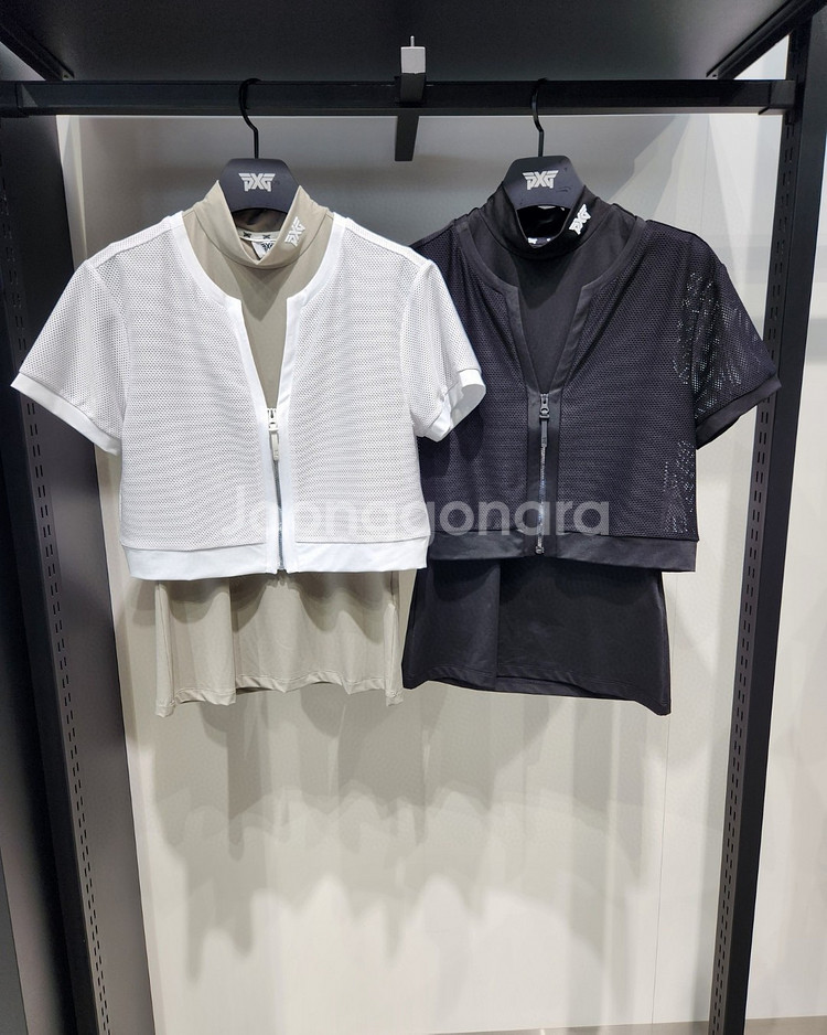 PXG 여성 2 in 1 하이넥 슬리브리스--0