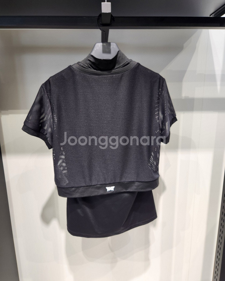 PXG 여성 2 in 1 하이넥 슬리브리스--3