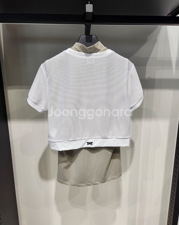 PXG 여성 2 in 1 하이넥 슬리브리스--5