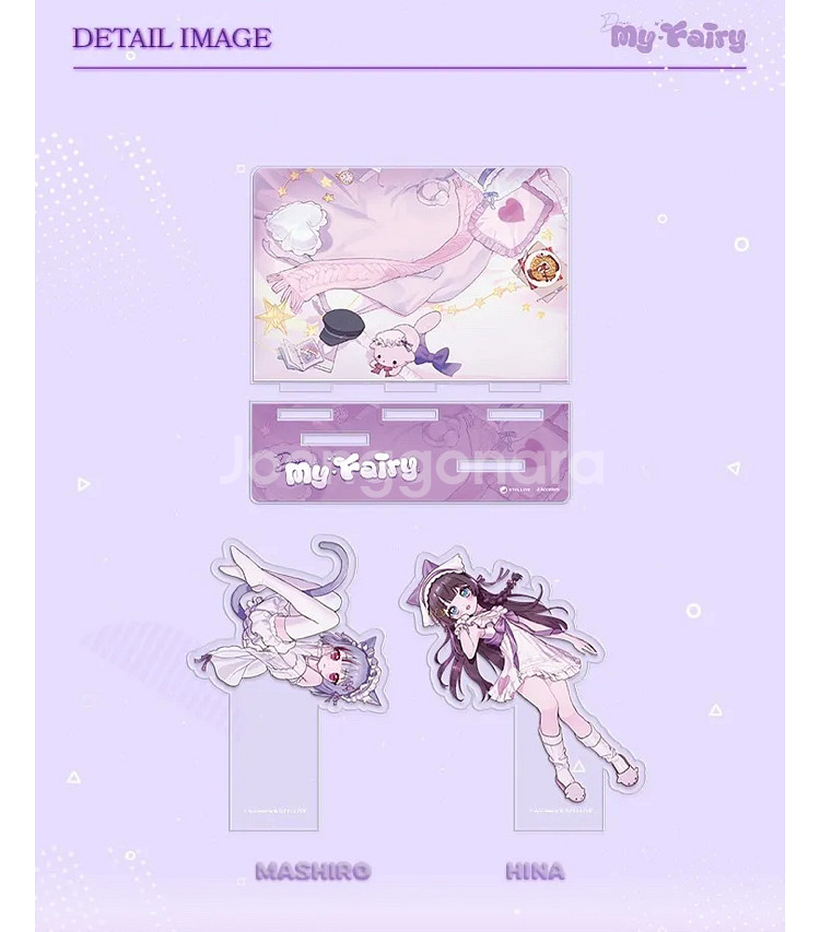 미개봉)스텔라이브 히나 시로 디마페 아크릴 타입2--1
