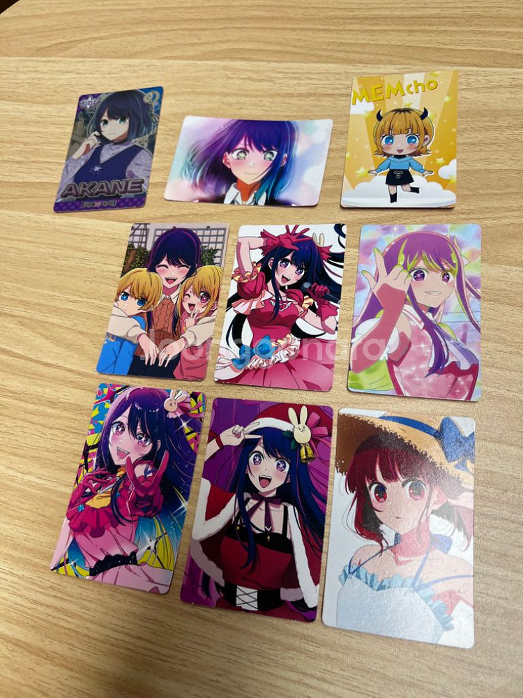 최애의아이 포토카드 홀로카드 포함 굿즈 포카 4팩 판매--5