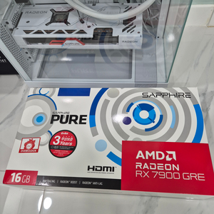 사파이어 rx7900gre PURE 화이트 24년구매