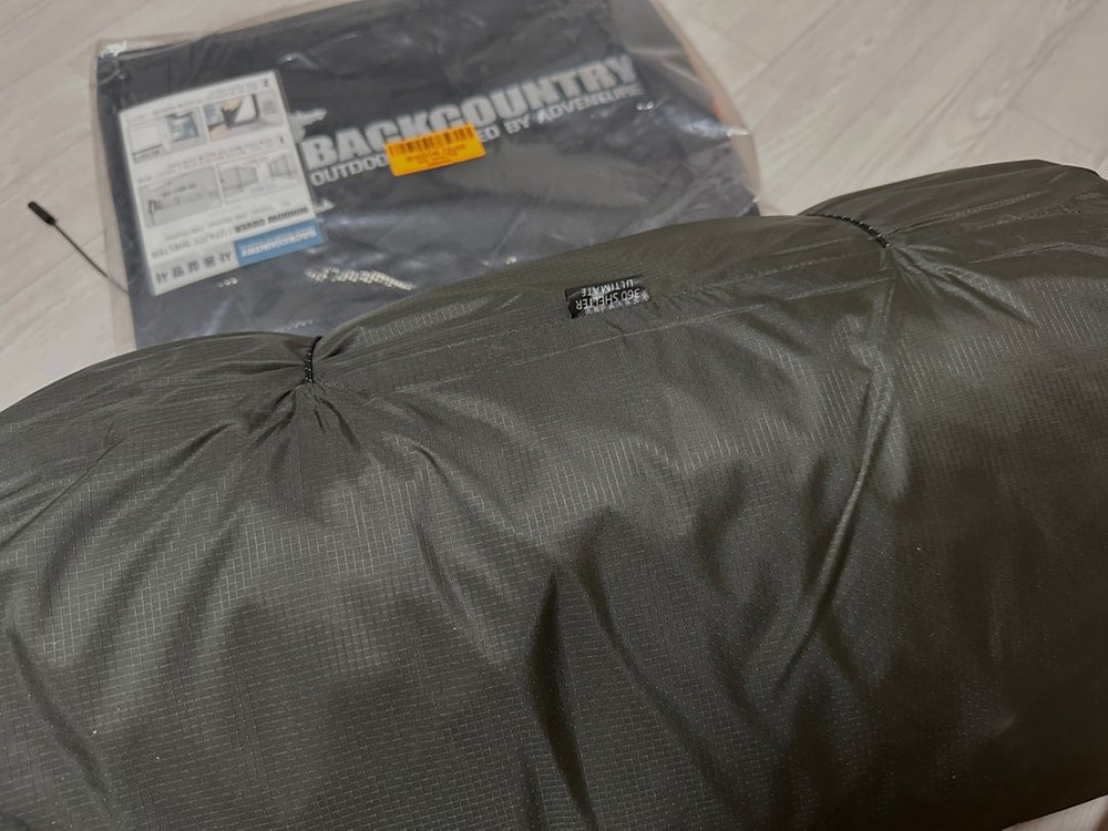 (미개봉) 백컨트리 360 쉘터 차콜 얼티, 우레탄창--2