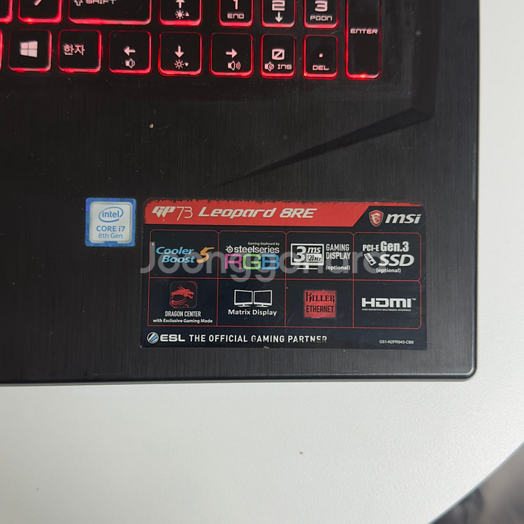 msi gp73 게이밍 노트북 판매--3